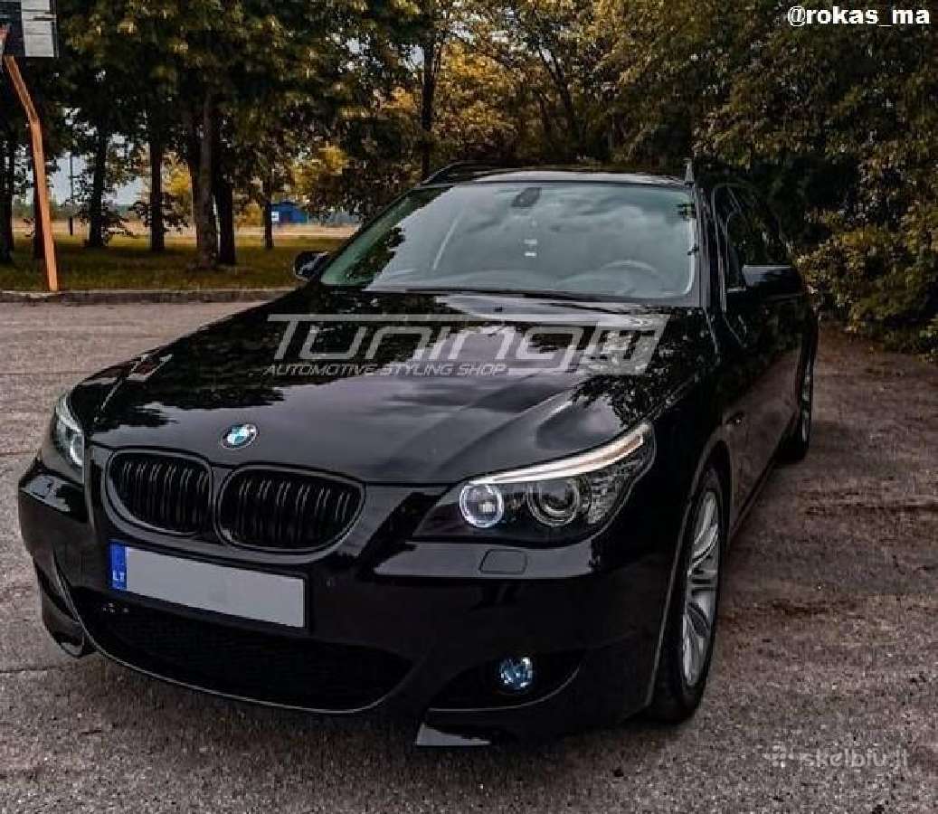 Bmw E60 / E61 skirtos juodos priekinės grotelės - nuotraukos Nr. 4