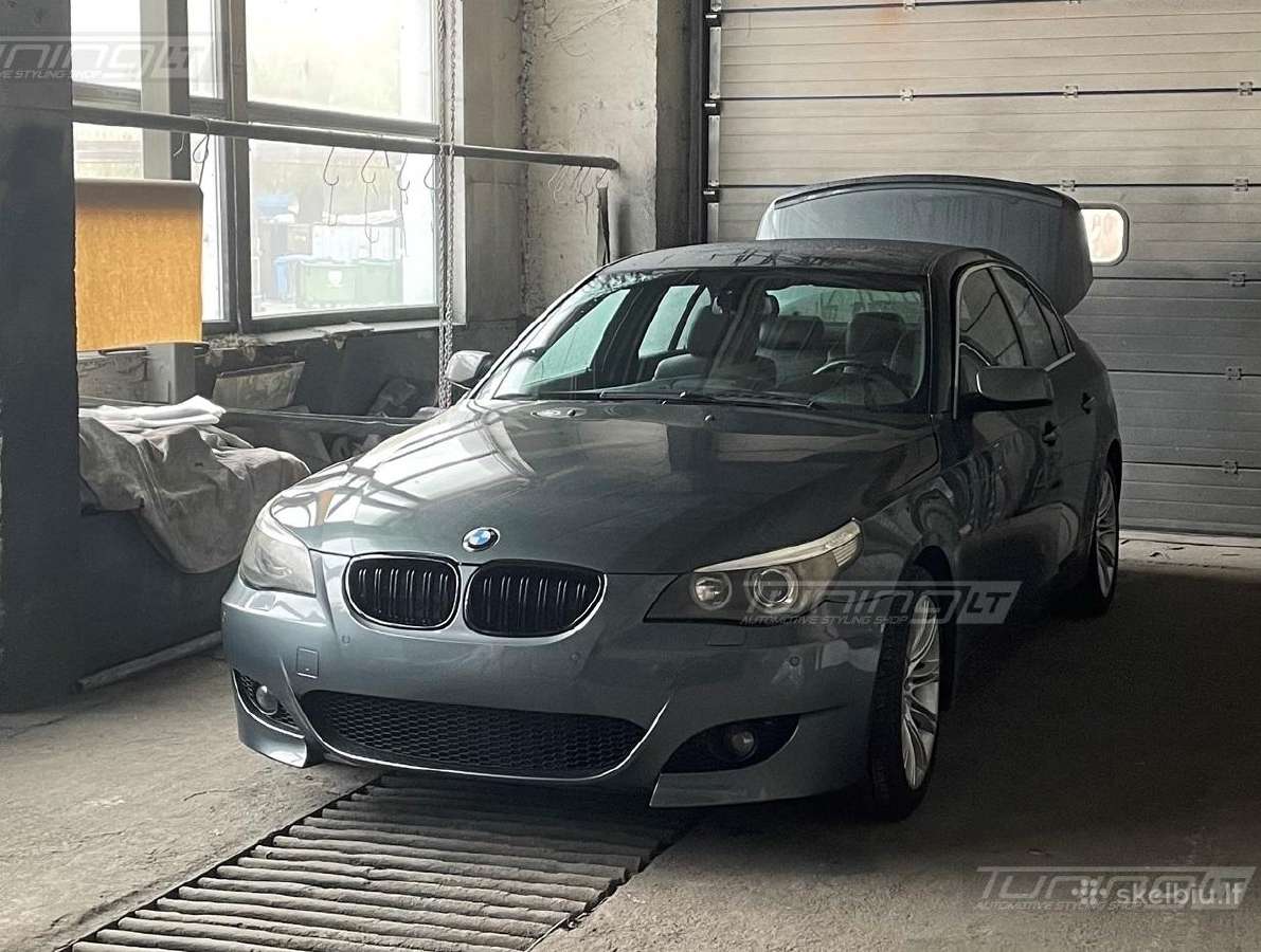 Bmw E60 / E61 skirtos juodos priekinės grotelės - nuotraukos Nr. 5