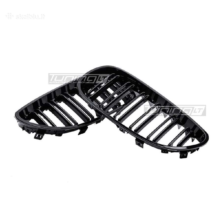 Bmw E60 / E61 skirtos juodos priekinės grotelės - nuotraukos Nr. 3