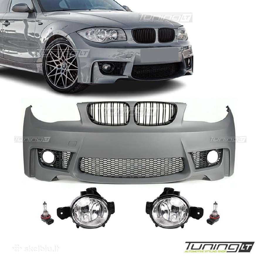 Bmw E81 E82 E87 E88 priekinis 1m bamperis