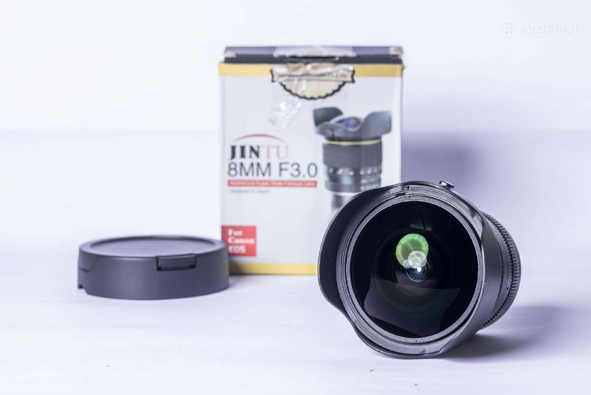 Naujas Jintu 8mm f3.0 Canon fotoaparatams - nuotraukos Nr. 7