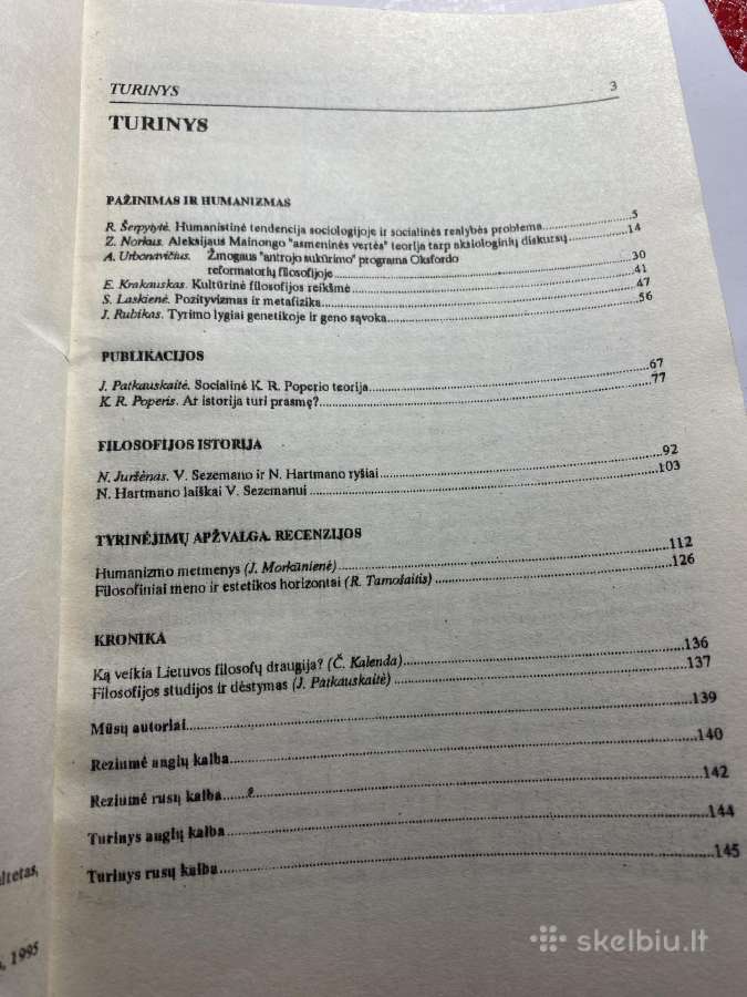 Parduodamas filosofijos knygos. - nuotraukos Nr. 3