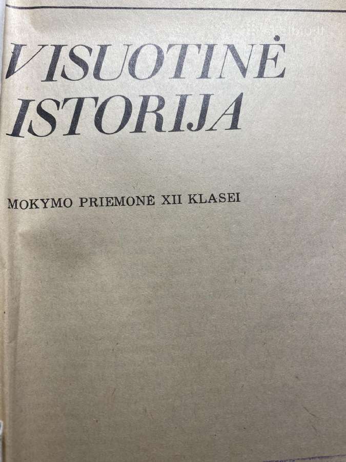 Parduodami istorijos vadovėliai (visuotinė, Lietuv - nuotraukos Nr. 2