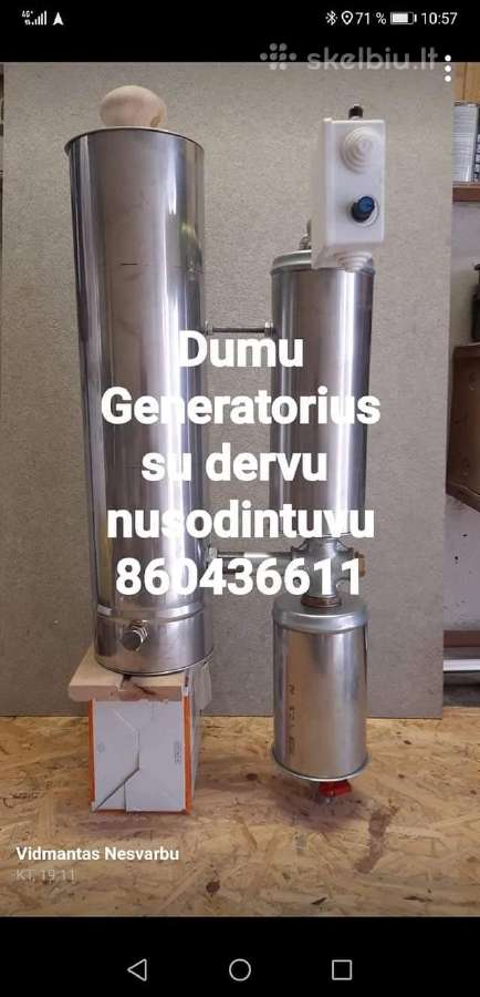 Šalto dūmo dūmų generatorius.