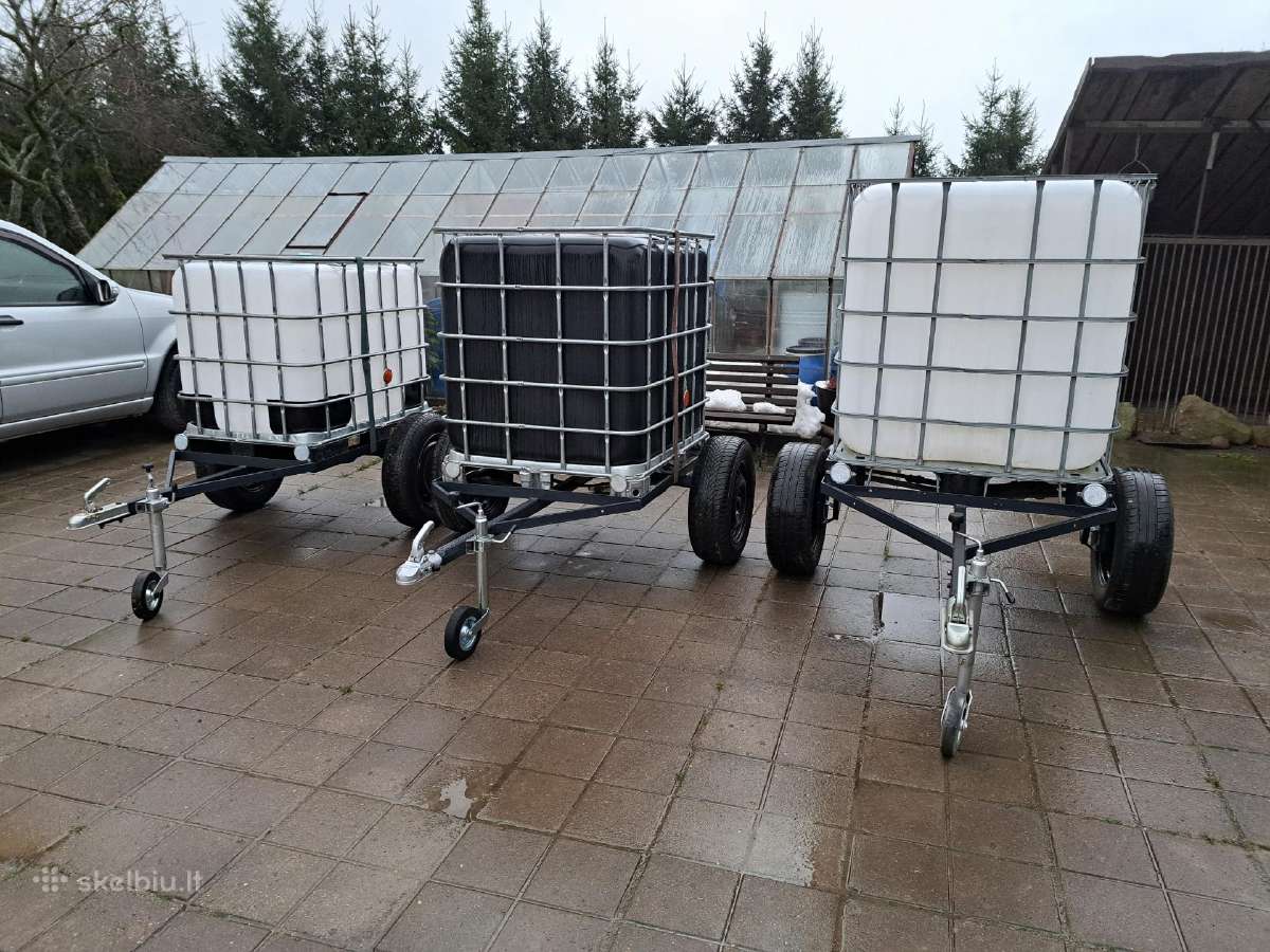 Talpos su važiuoklem, 1000l 600l