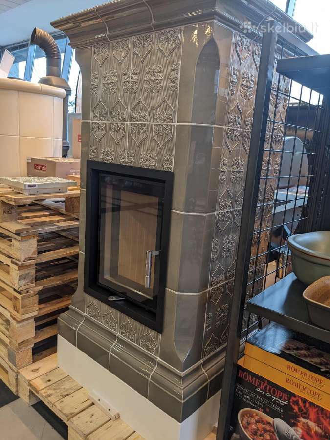Koklinė krosnis Cerampiu Nobile 8kw - nuotraukos Nr. 2