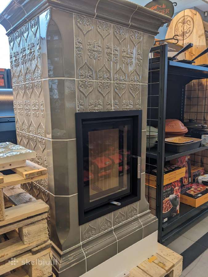 Koklinė krosnis Cerampiu Nobile 8kw - nuotraukos Nr. 4