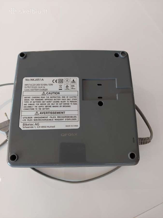 Elektrinio dviračio pakrovėjas Panasonic - nuotraukos Nr. 3