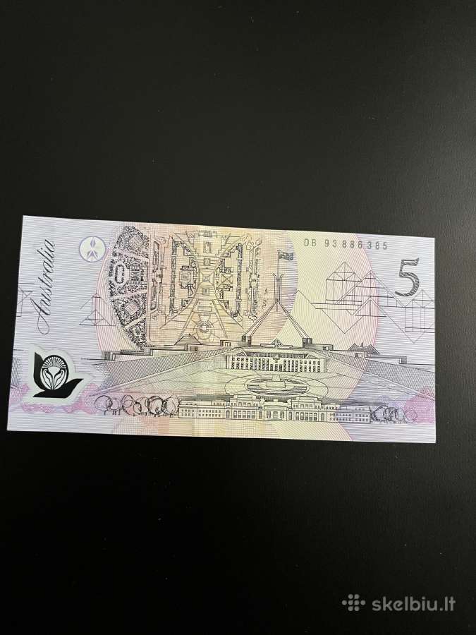 Australija 5 doleriai (retesnė banknoto spalva) - nuotraukos Nr. 2