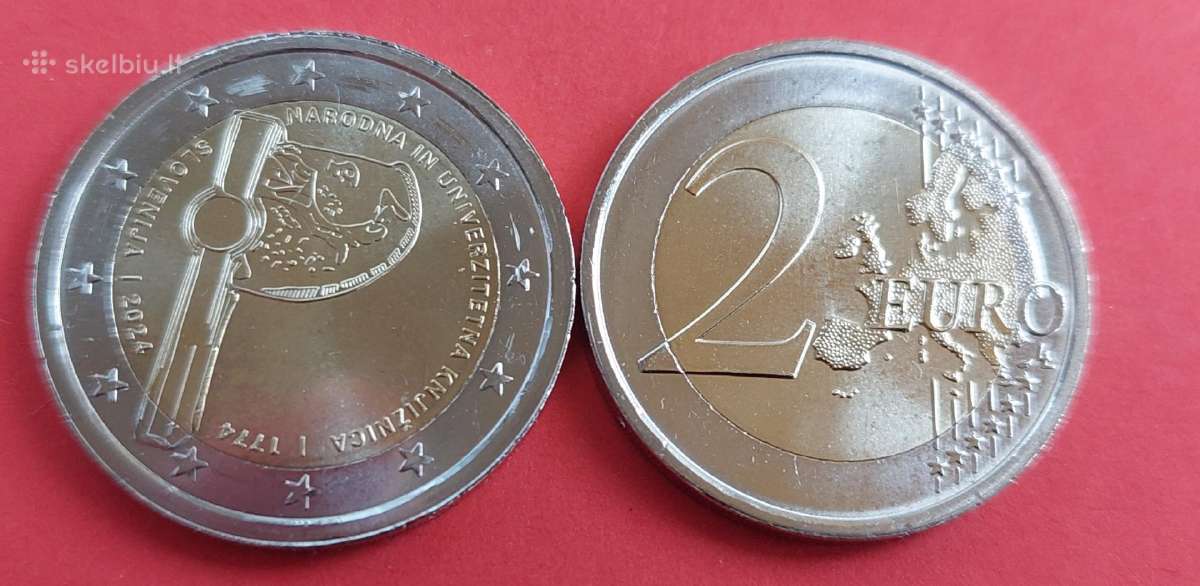 Slovėnija 2024m.2€ Nacionalinė biblioteka Unc