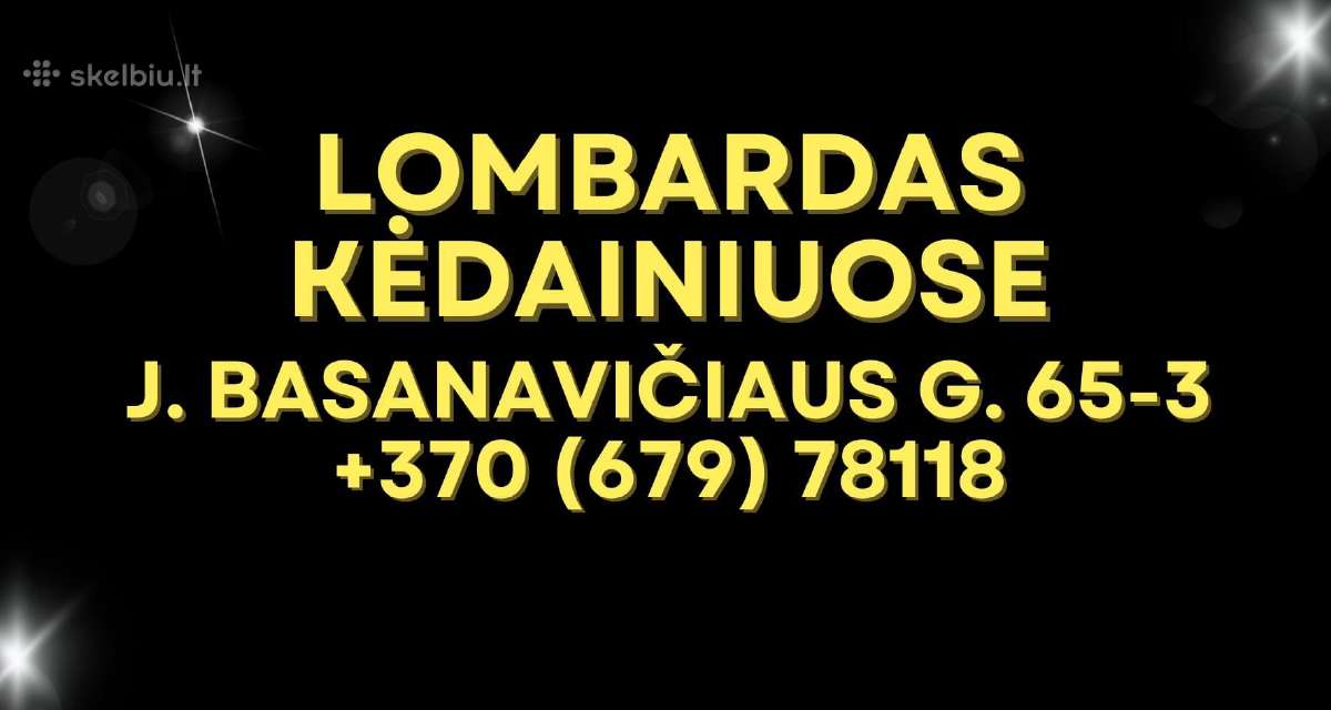 Lombardas Kėdainiuose, J. Basanavičiaus g. 65-3 - nuotraukos Nr. 3