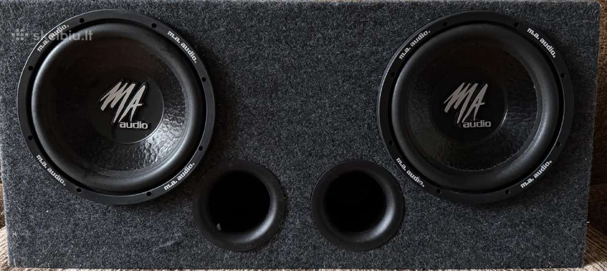 Parduodu Ma Audio Ma120xq 12 subwooferius su dėže