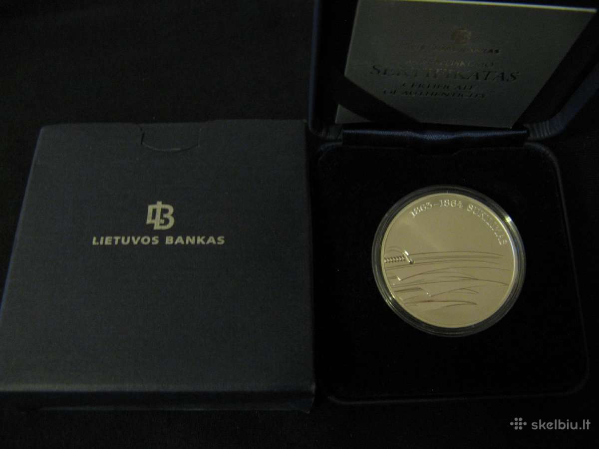 50 litų moneta. 2013 m. Sukilimas (1863-1864) - nuotraukos Nr. 3