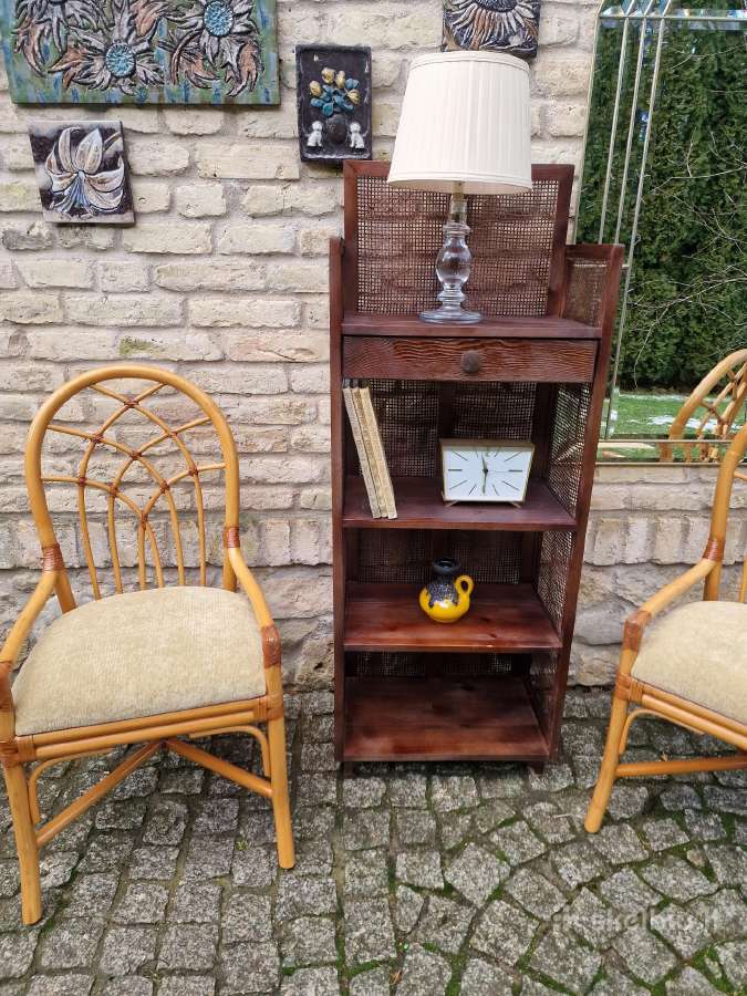 Vintažinės mid century Boho st. ratango kėdės - nuotraukos Nr. 35