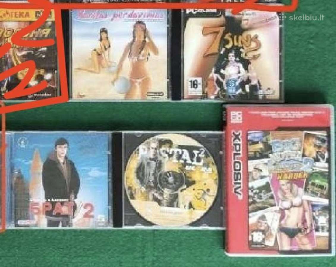 Naudoti Pc-CD žaidimai