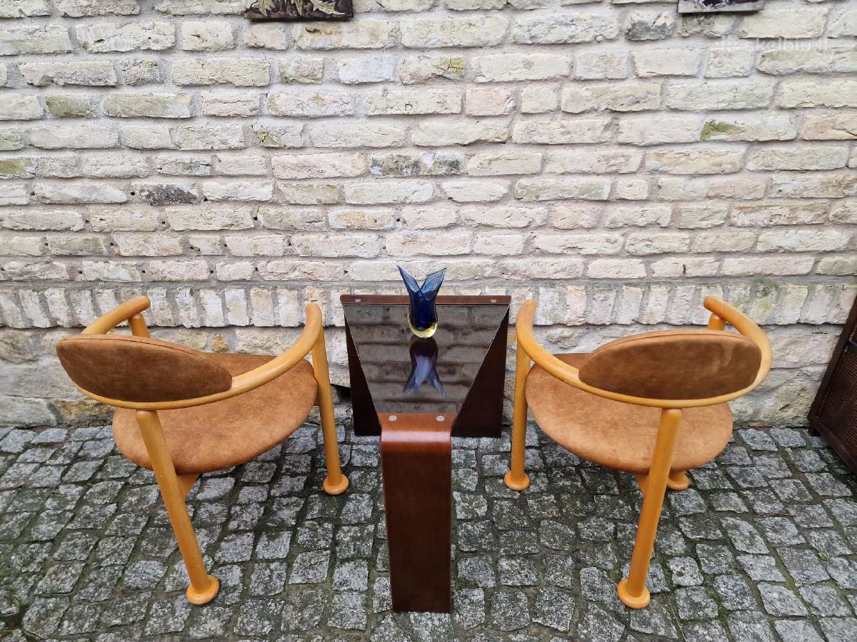 Vintažiniai mid century modern krėsliukai/foteliai - nuotraukos Nr. 14