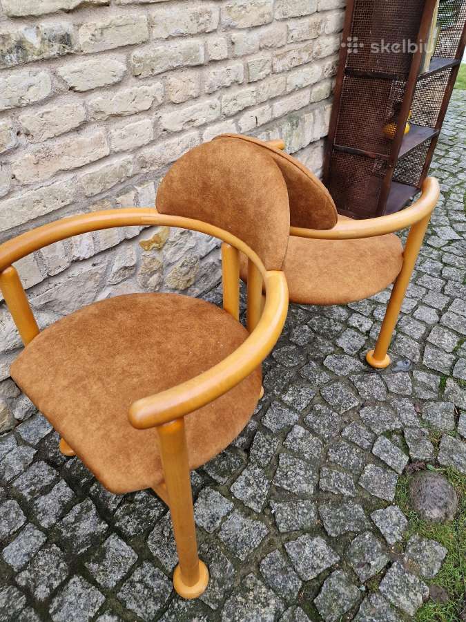 Vintažiniai mid century modern krėsliukai/foteliai - nuotraukos Nr. 30