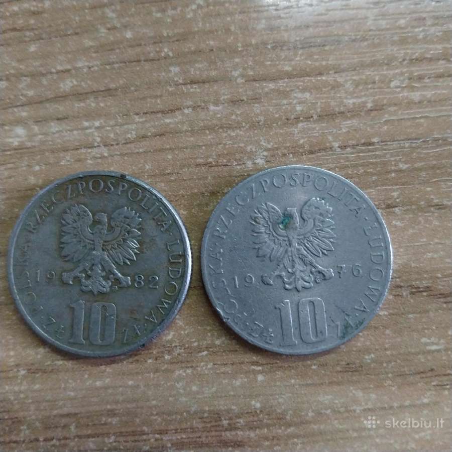 Lenkija. 10 zlotu. 1976m.1982m. - nuotraukos Nr. 2