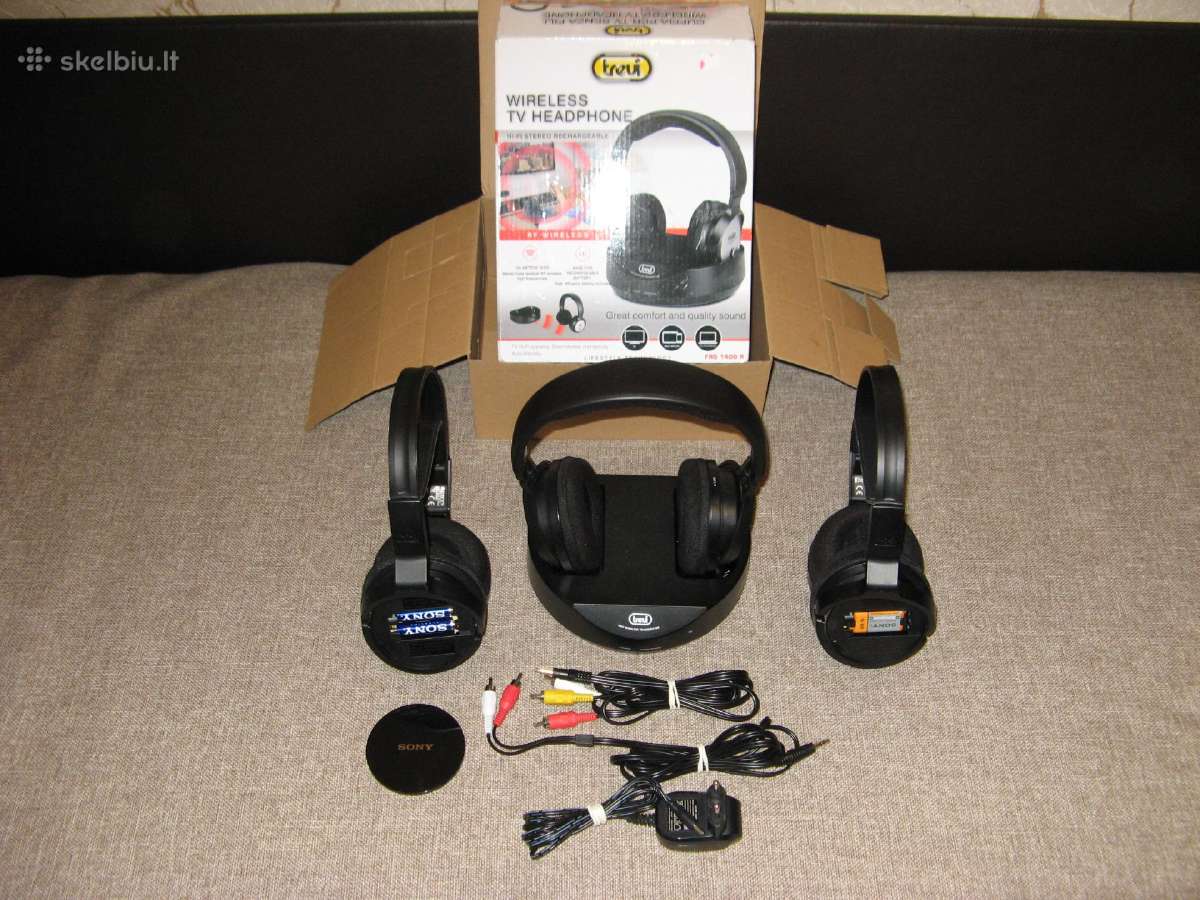 Belaidės ausines Trevi (frs1400r)+sony (mdr-rf811)