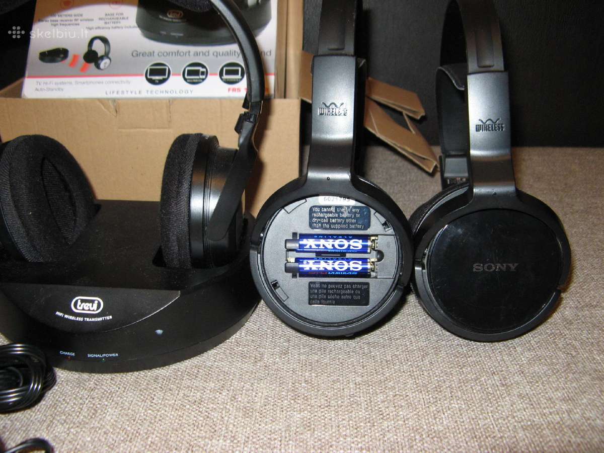 Belaidės ausines Trevi (frs1400r)+sony (mdr-rf811) - nuotraukos Nr. 6