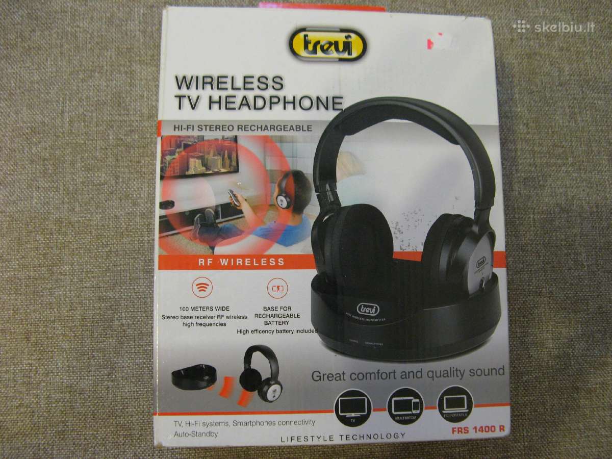 Belaidės ausines Trevi (frs1400r)+sony (mdr-rf811) - nuotraukos Nr. 3