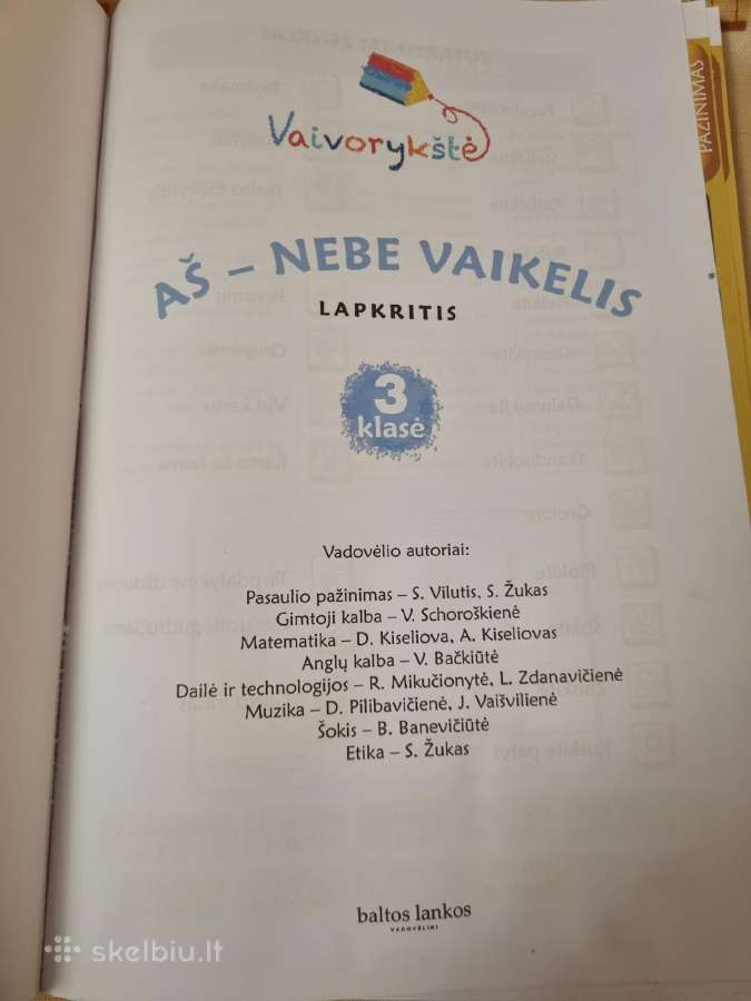 Vaivorykštė - integruotas vadovėlis 3 kl - nuotraukos Nr. 2