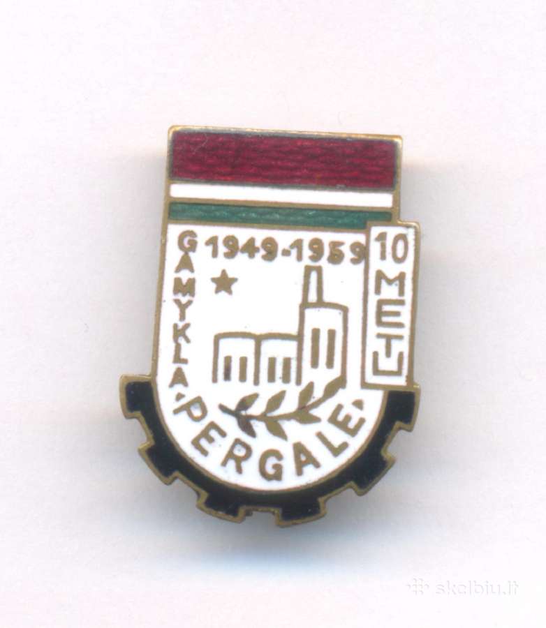 Ženkliukas Gamykla Pergalė Kaunas 1949-1959