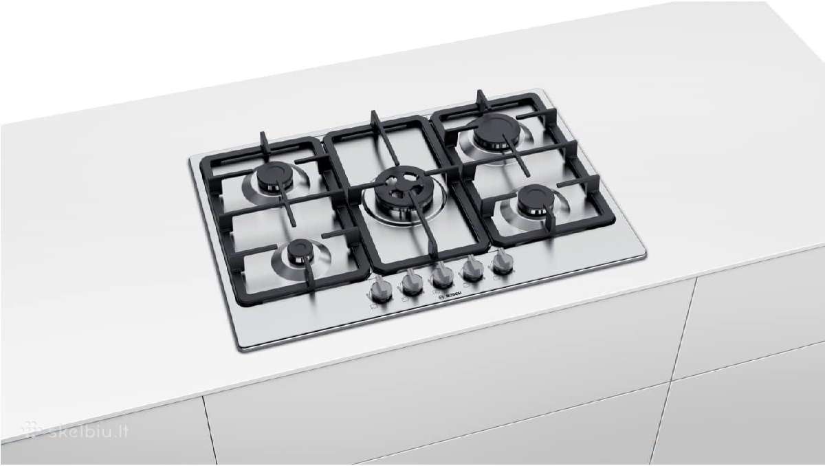 Bosch Pgq7b5b90 Dujinė kaitlentė, 75 cm, Nerūd.pl. - nuotraukos Nr. 3