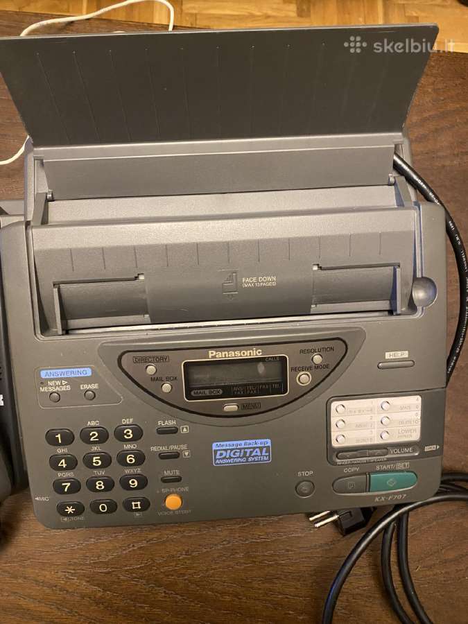 Faksas-telefonas Panasonic - nuotraukos Nr. 2