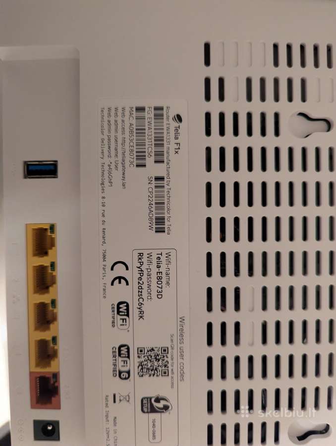 Routeris Telia F1x Ewa1331
