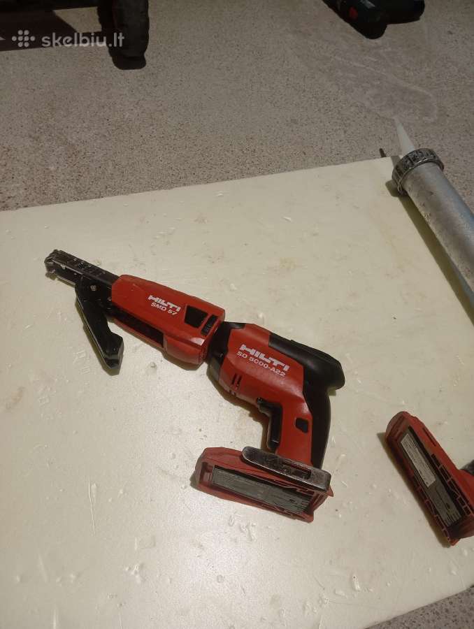 Hilti akumuliatoriniai irankiai,gipso suktuvai - nuotraukos Nr. 12
