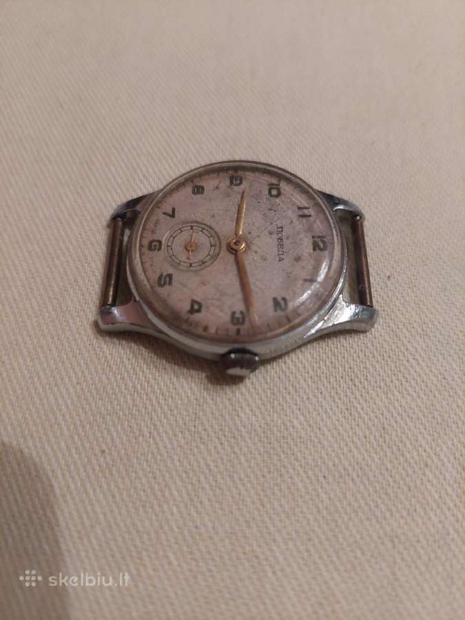 Laikrodis Pobeda Ttk - 1 CcCCCP Gamybos 1953 m. Me - nuotraukos Nr. 4