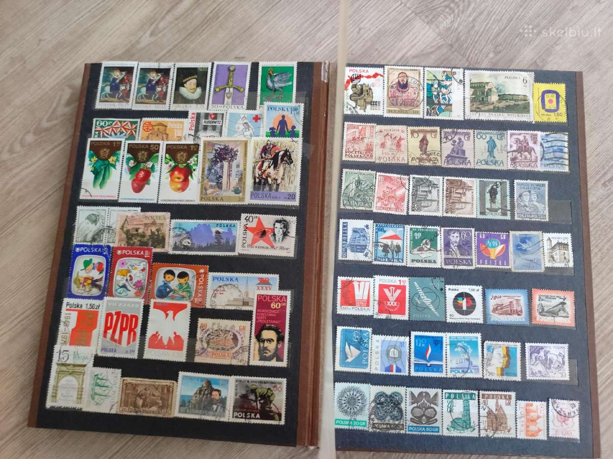 Pilnas albumas su lenkiškai senai pašto ženklais - nuotraukos Nr. 7