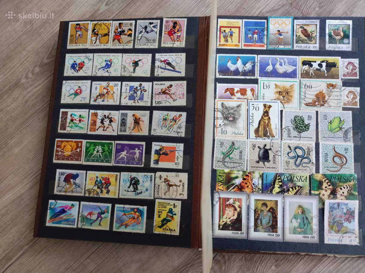 Pilnas albumas su lenkiškai senai pašto ženklais - nuotraukos Nr. 9