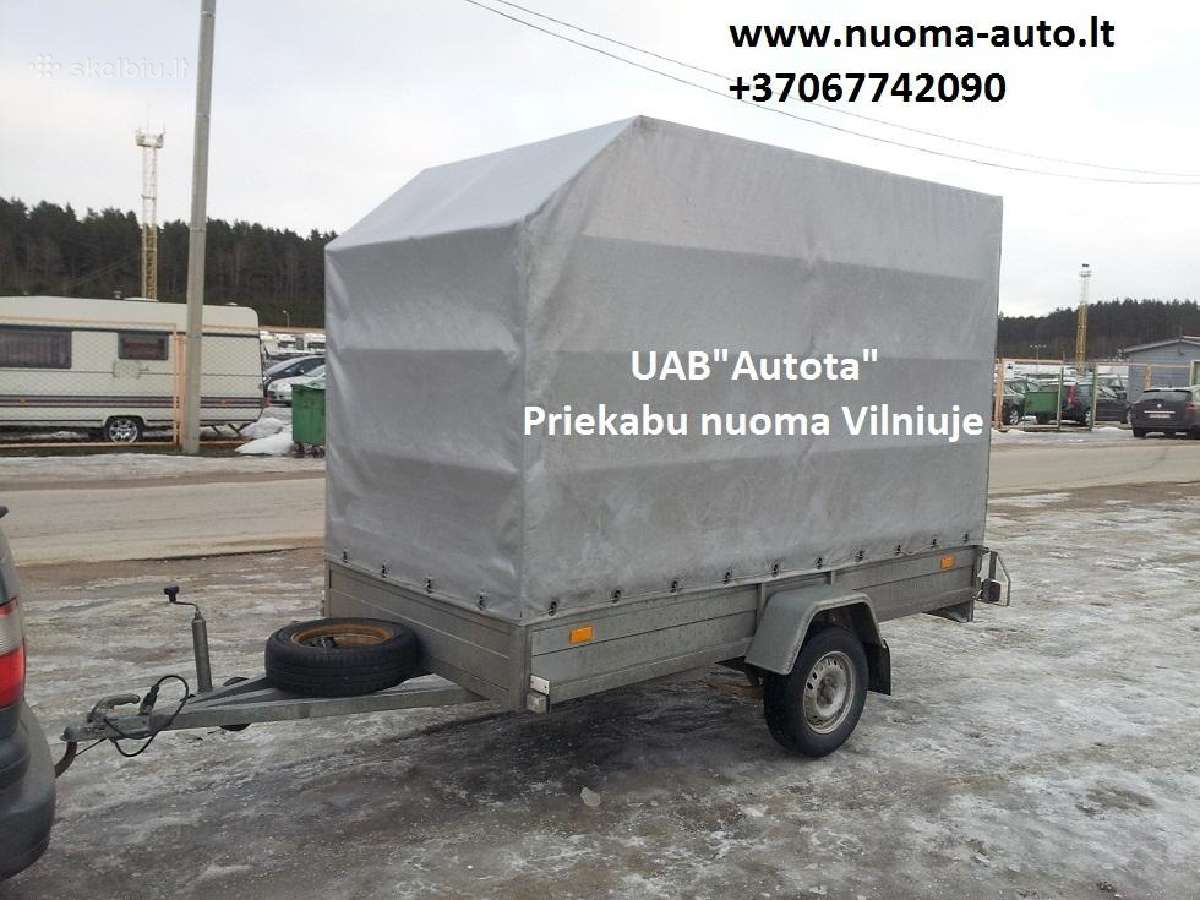 Priekabu, traliukų nuoma Vilniuje Karoliniškėse - nuotraukos Nr. 5