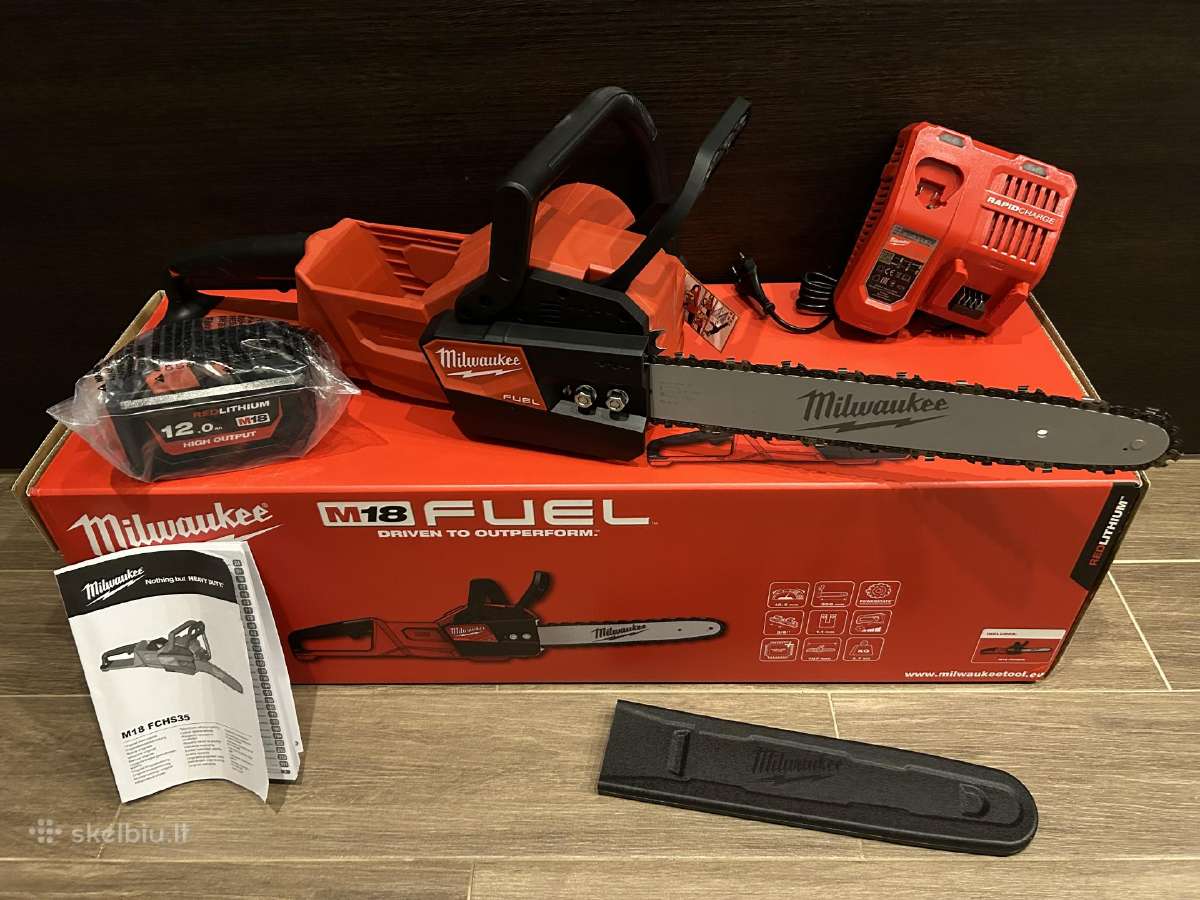 Milwaukee M18 akumuliatoriniai grandininiai pjukla - nuotraukos Nr. 2