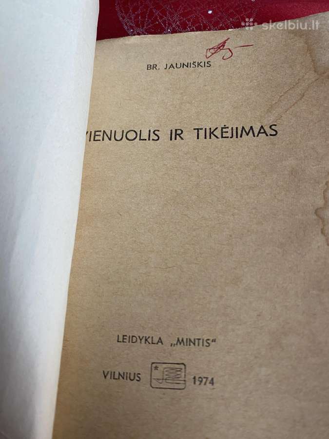 Knyga Vienuolis ir tikejimas. - nuotraukos Nr. 2