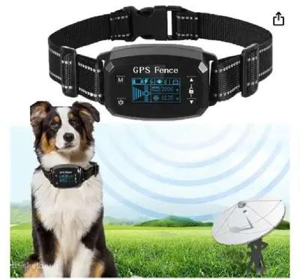 Šun GPS antkaklis bevielė elektrinė tvora - nuotraukos Nr. 5