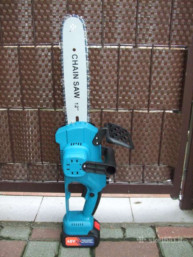 Akcija New Akumuliatoriniai Pjūklai 48v, sina 34cm - nuotraukos Nr. 30