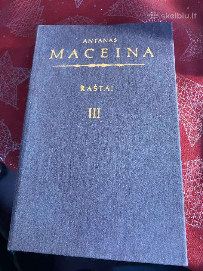 Parduodami Maceinos raštai, II , III Tomai. - nuotraukos Nr. 3