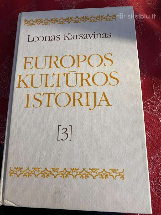 Parduodama Europos kulturos istorija. 1 ir 3 dalys - nuotraukos Nr. 4