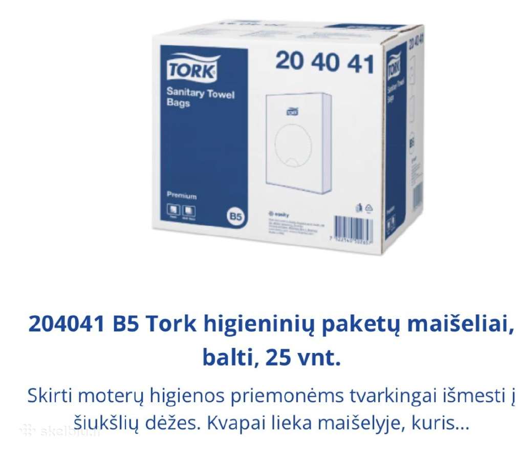 Tork šiukšliadėžė, higienos priemonės, muilas - nuotraukos Nr. 4