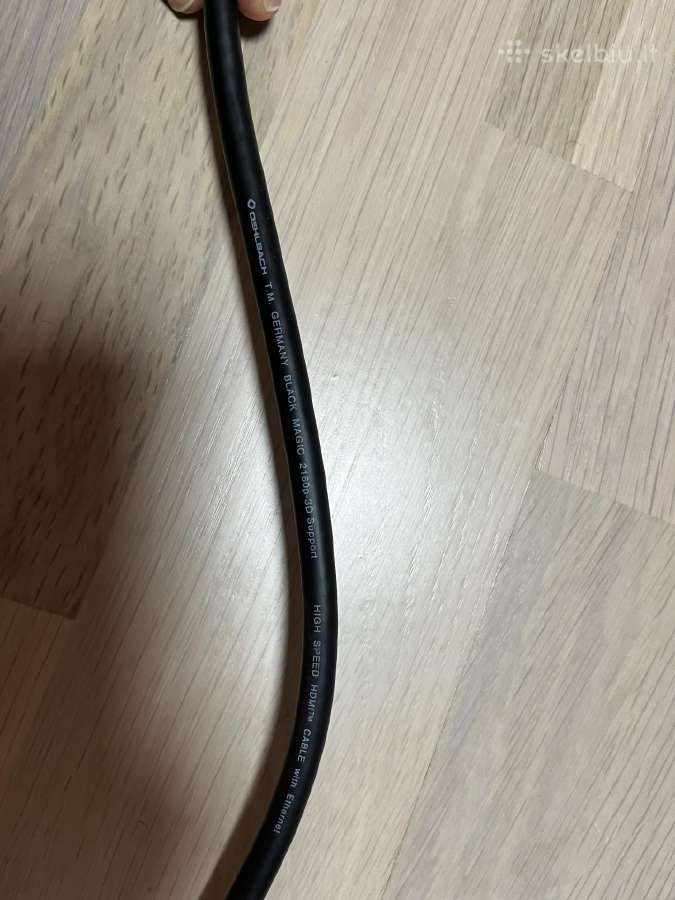 Hdmi kabelis Oehlbach Black Magic 3D - nuotraukos Nr. 6