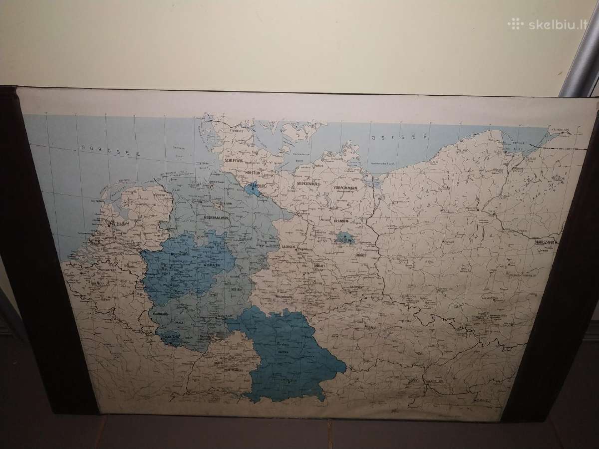 Žemėlapis Vokietijos