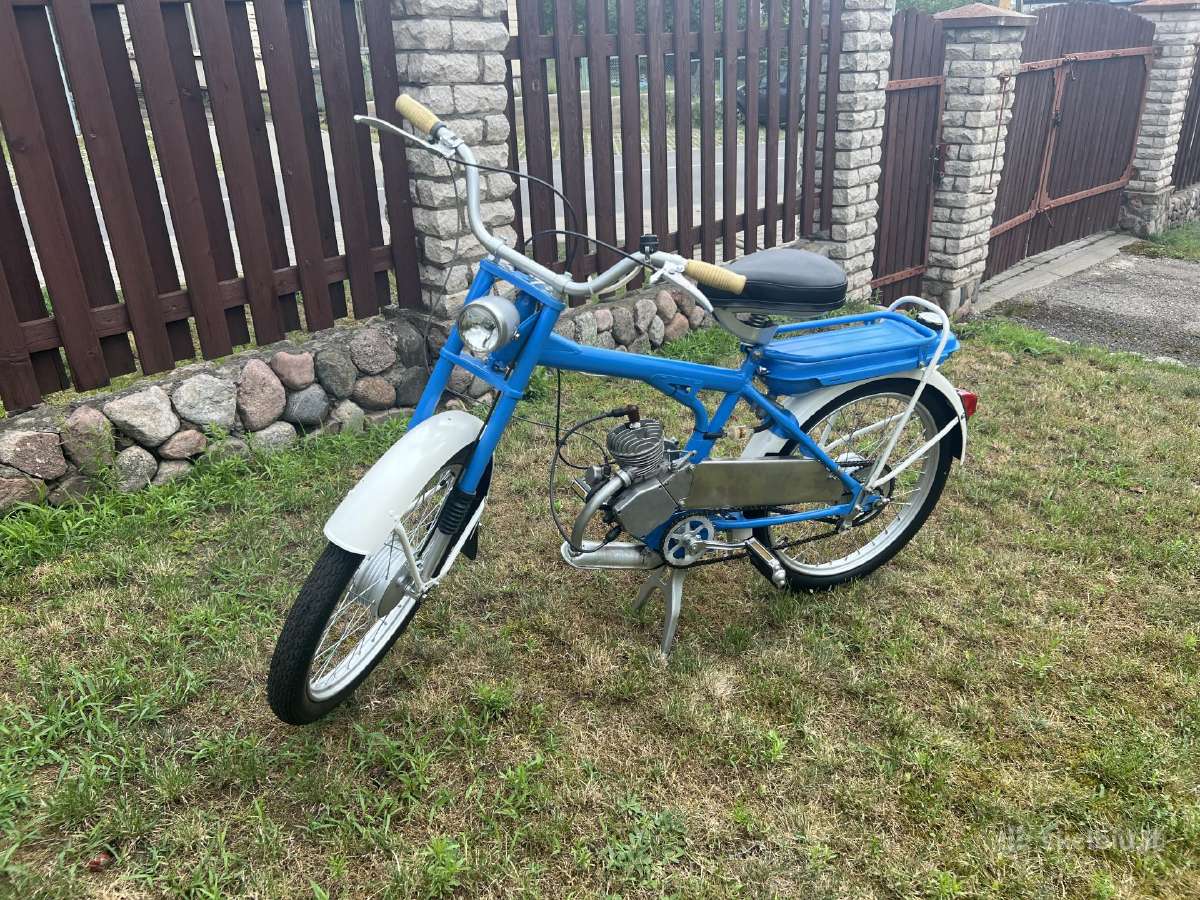Parduodamas senovinis motorinis dviratis - nuotraukos Nr. 3