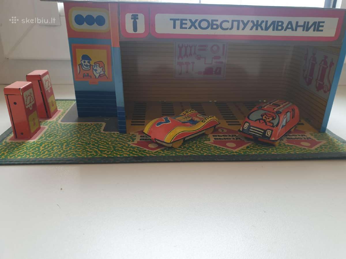 CcCCCP ussr žaislas garažas