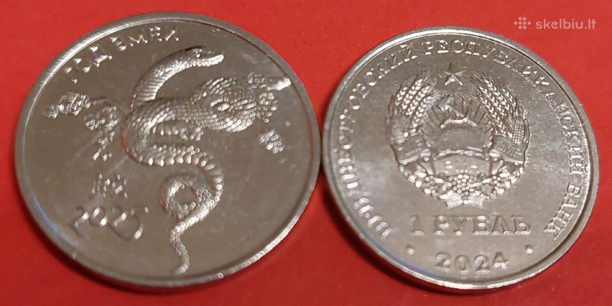 Padniestrė 2024m.1rub. “Gyvatės metai “Unc