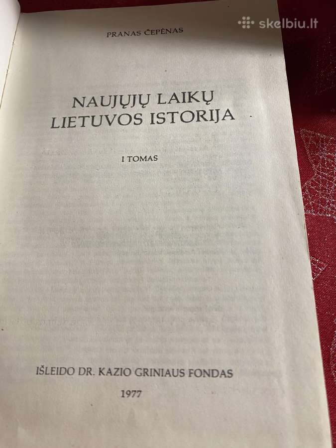 Parduidama knyga Nauju laiku Lietuvos istorija. - nuotraukos Nr. 6