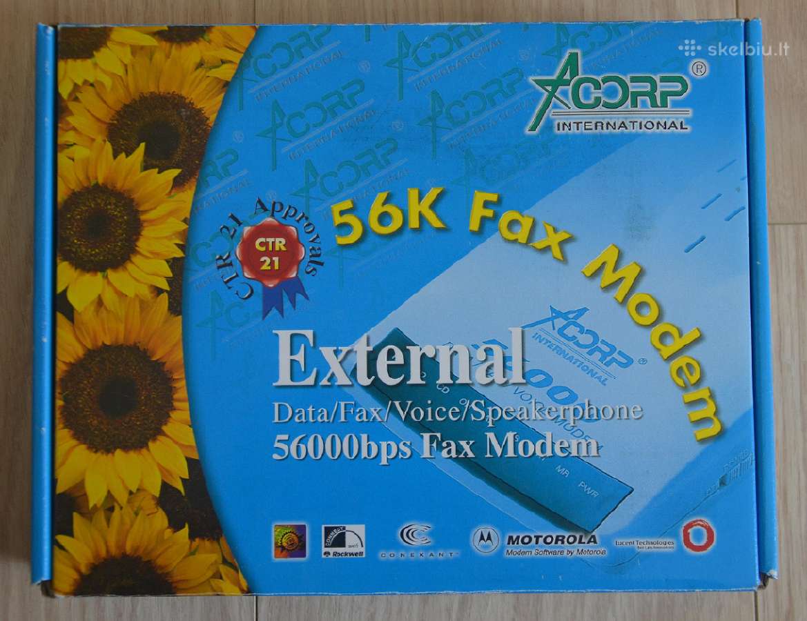 Acorp 56k Fax Modem (data/fax/voice/speakerphone) | Skelbiu.lt Acorp 56k Fax Modem (data/fax/voice/speakerphone)