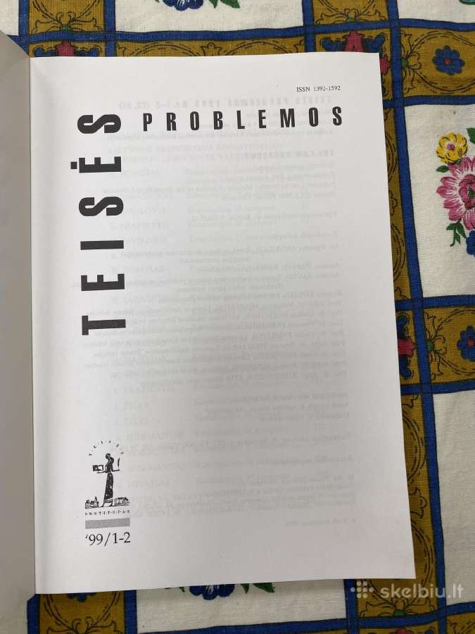 Parduodami žurnalai Teises problemos 1991-2011 m. - nuotraukos Nr. 15